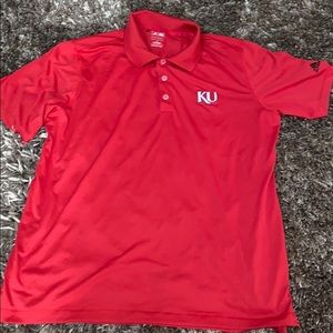 Men’s Adidas “KU” Golf Polo